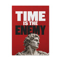 Time Is the Enemy - Motivational Wall Art | Canvas