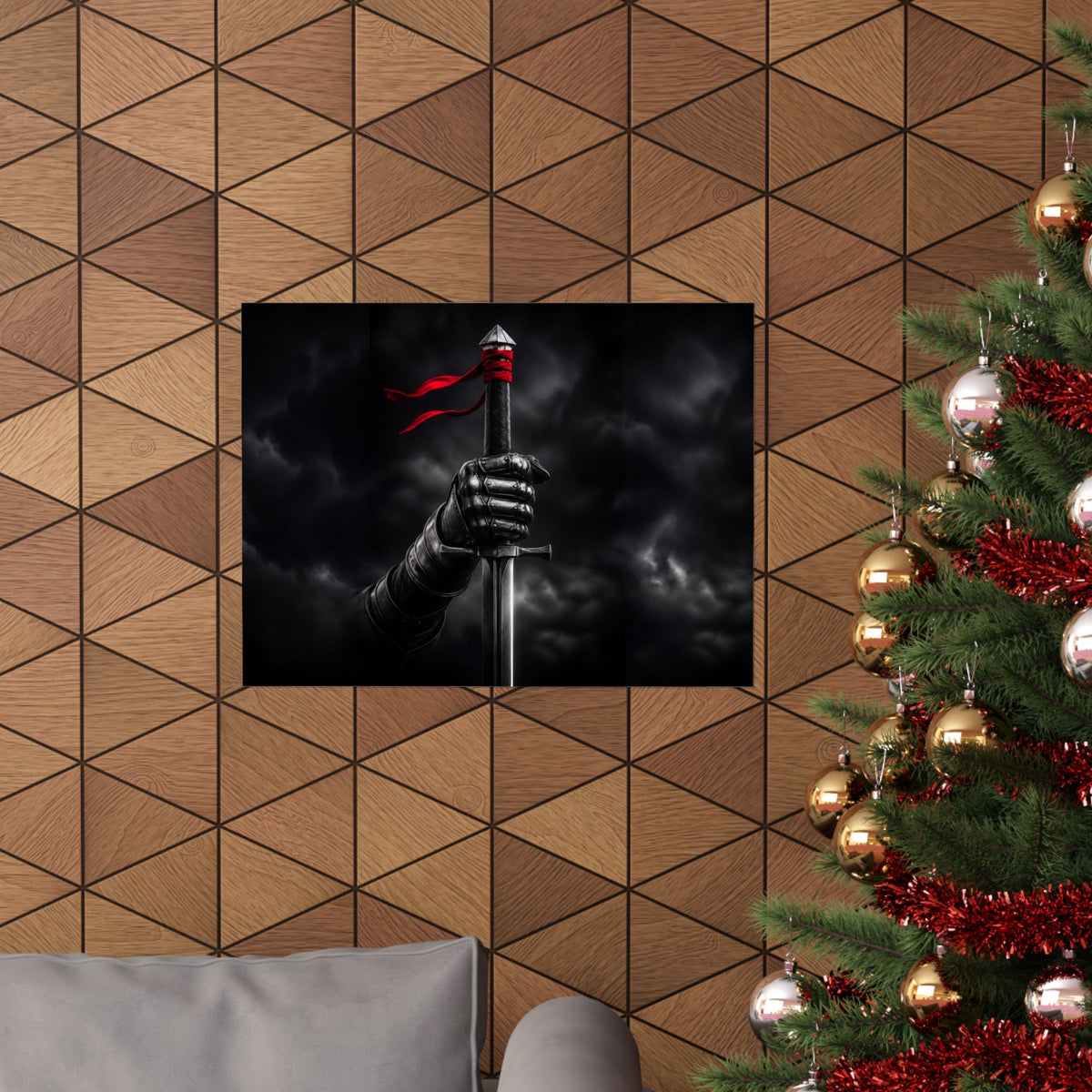 Sword of the Spirit - Armor of God Wall Art | Matte Poster (Landscape)