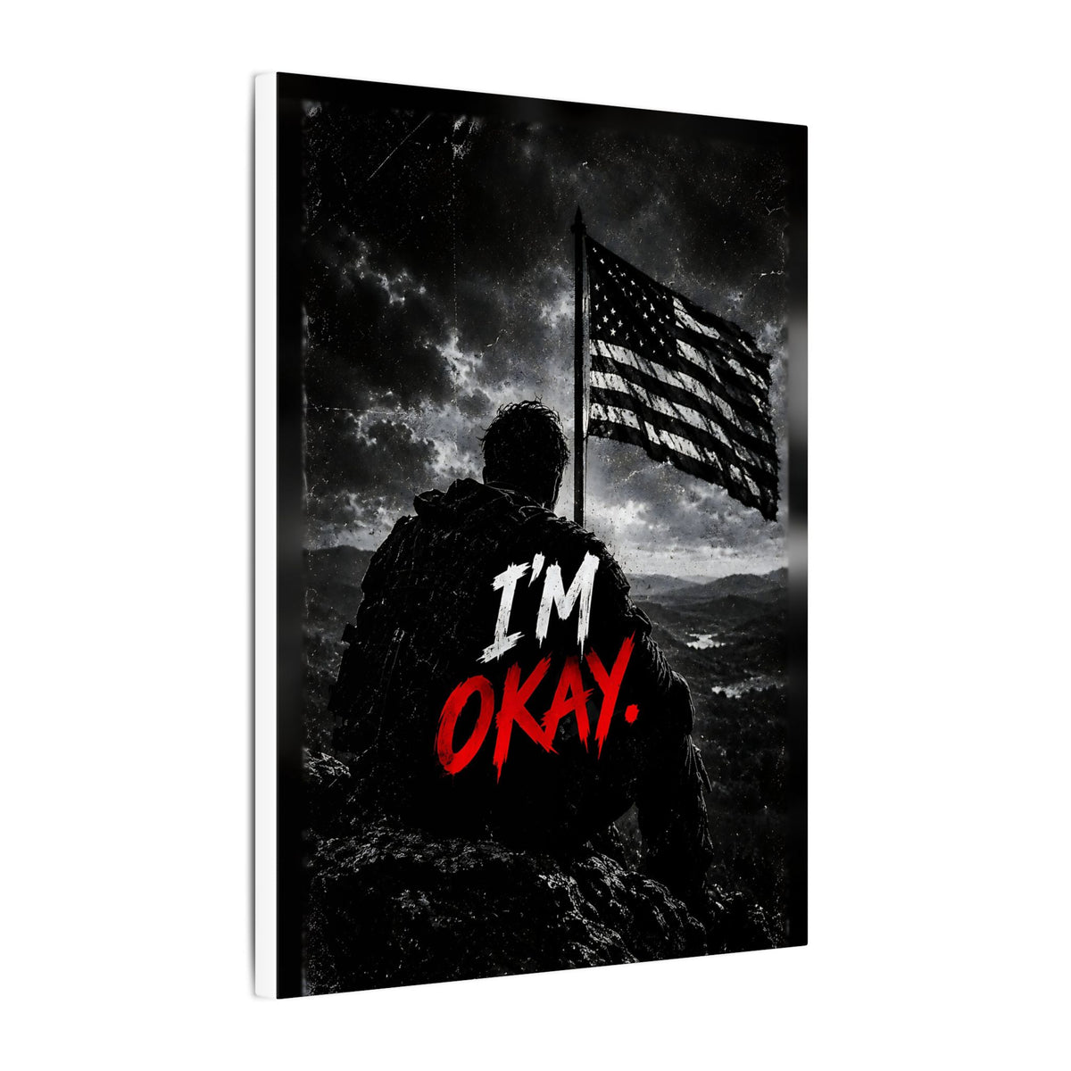 I'm Okay - Man Cave Wall Art | Canvas