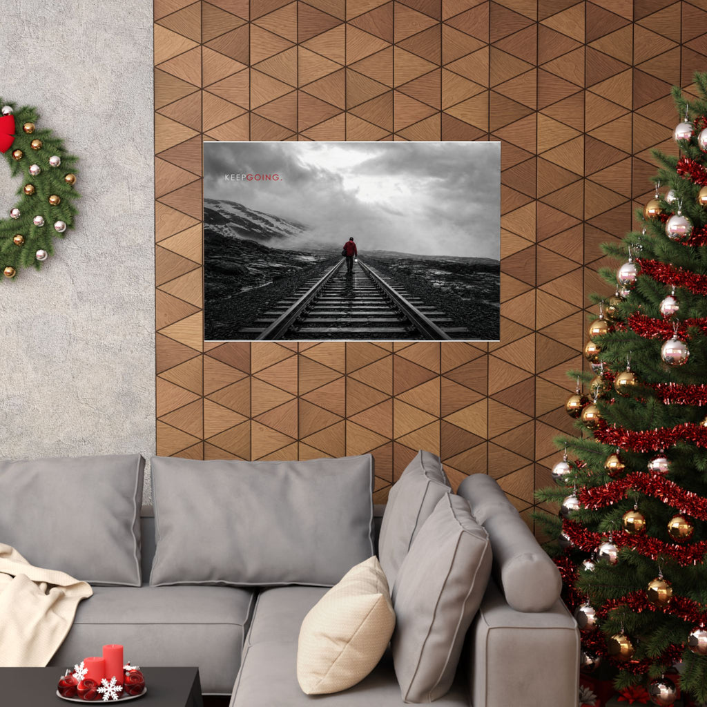 Keep Going - Motivational Posters | Matte Poster (Landscape)