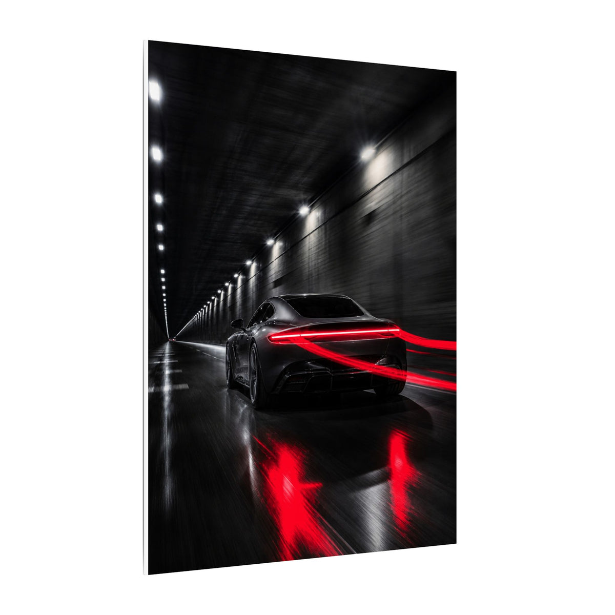 Redline Tunnel - Racing Wall Art | Canvas