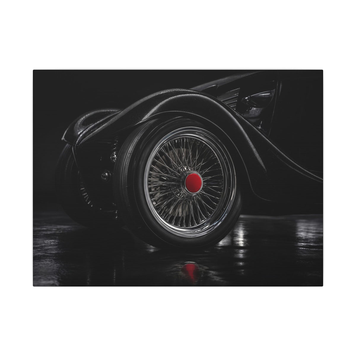 Spoke and Steel - Classic Car Wall Art | Canvas (Landscape)