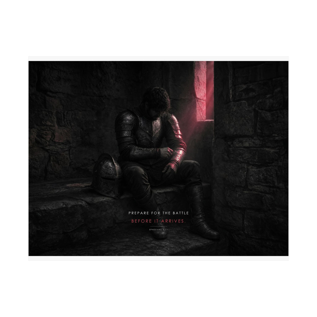 Before the Battle - Armor of God Wall Art | Matte Poster (Landscape)