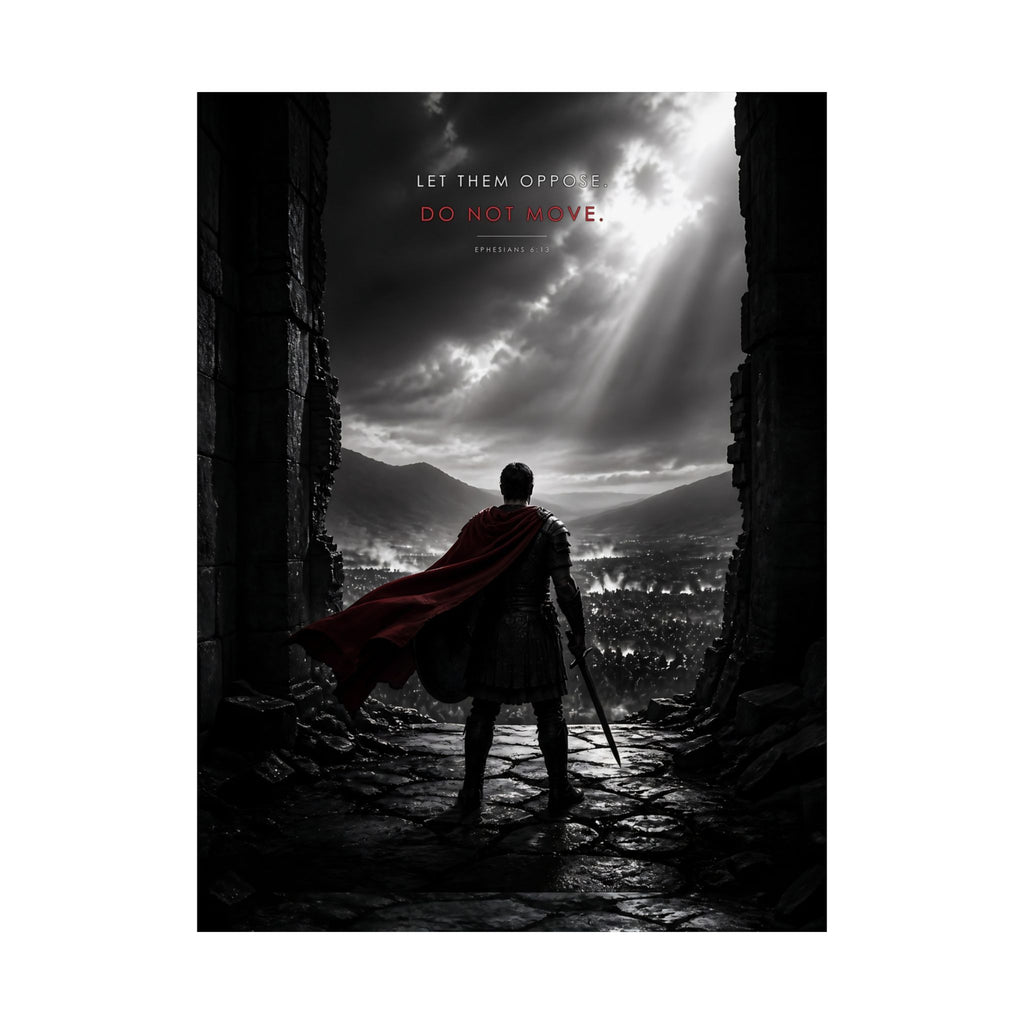 Stand Firm - Armor of God Wall Art | Matte Poster