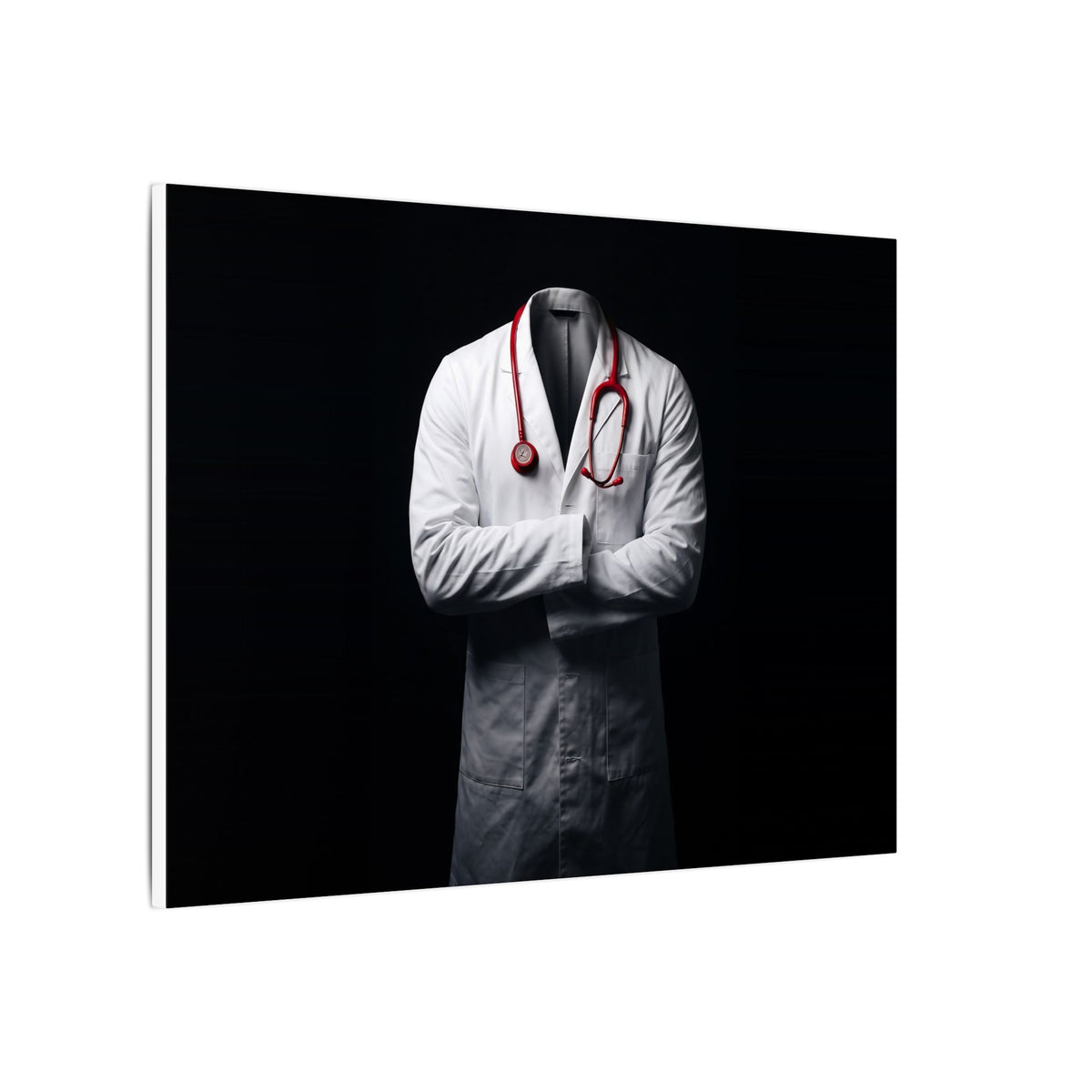 The White Coat - Doctor's Office Wall Art | Canvas (Landscape)