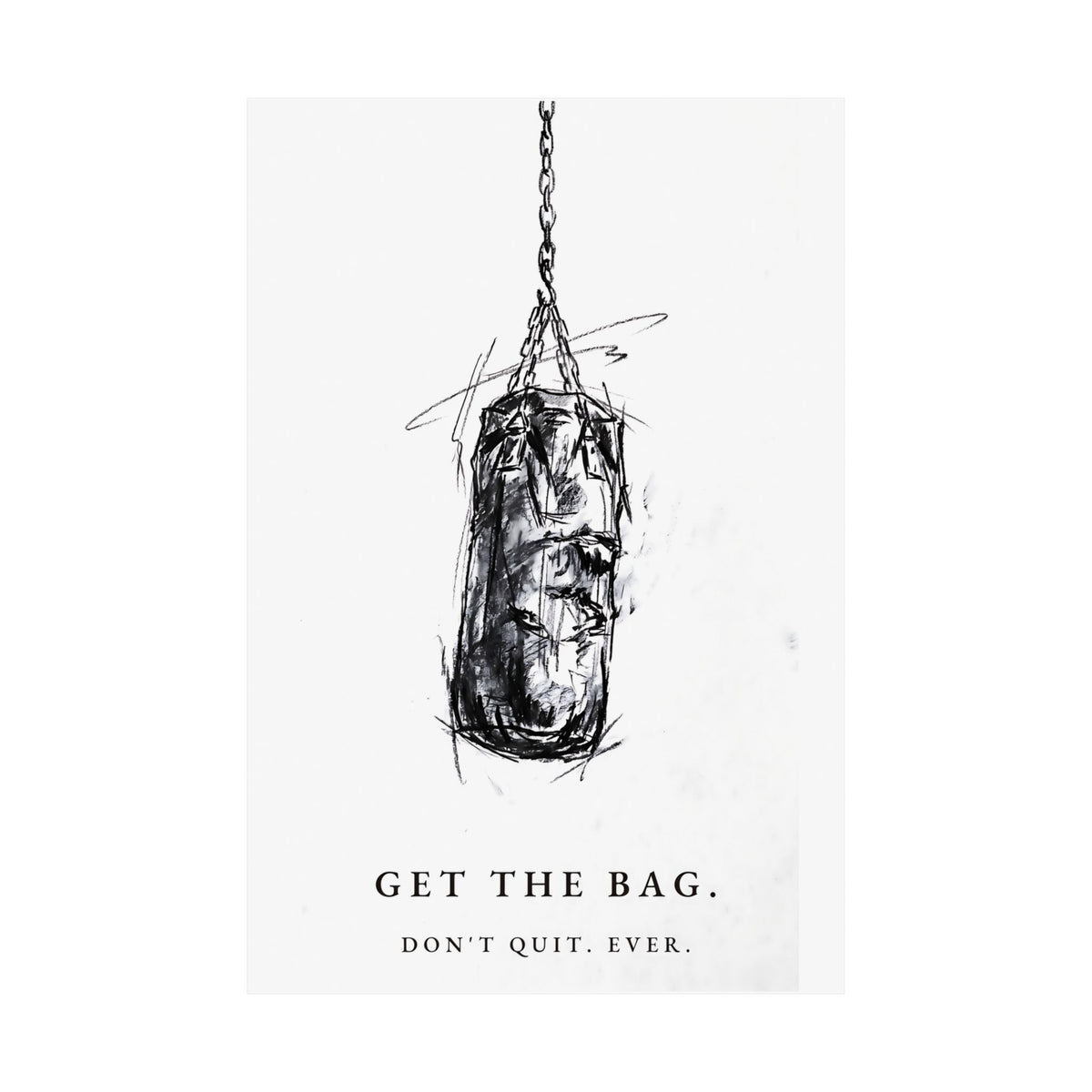 Get the Bag - Boxing Wall Art | Matte Poster