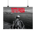 Tutto Passa - Skeleton Painting | Matte Poster (Landscape)