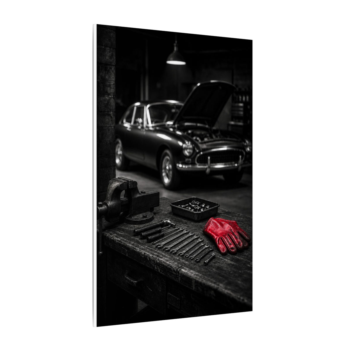 Built, Not Bought - Garage Wall Art | Canvas