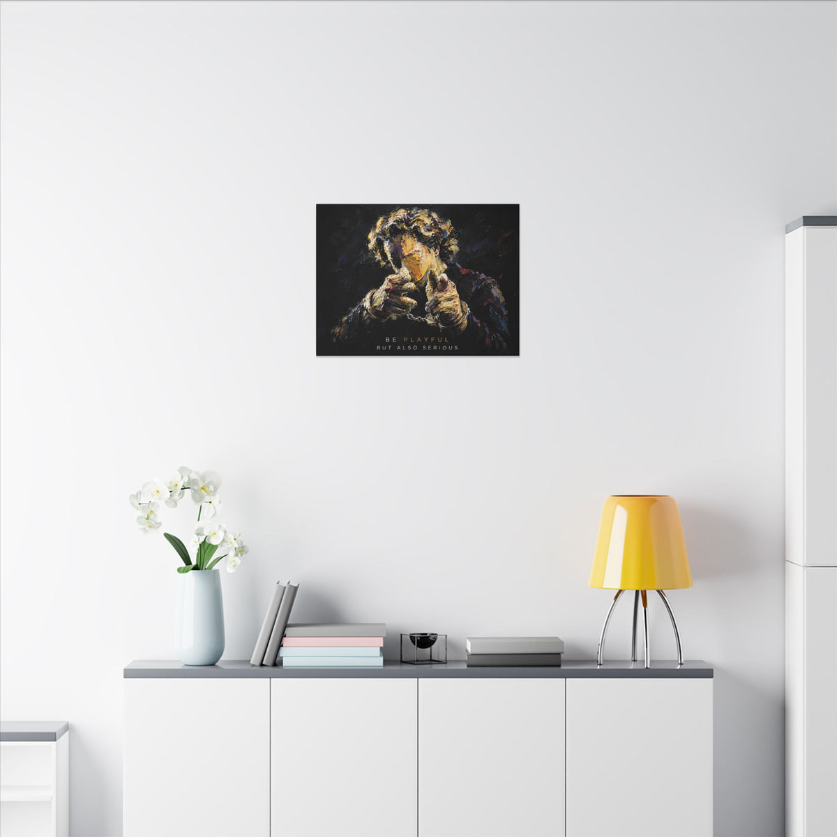 Be Playful But Also Serious - Office Wall Art | Canvas (Landscape)