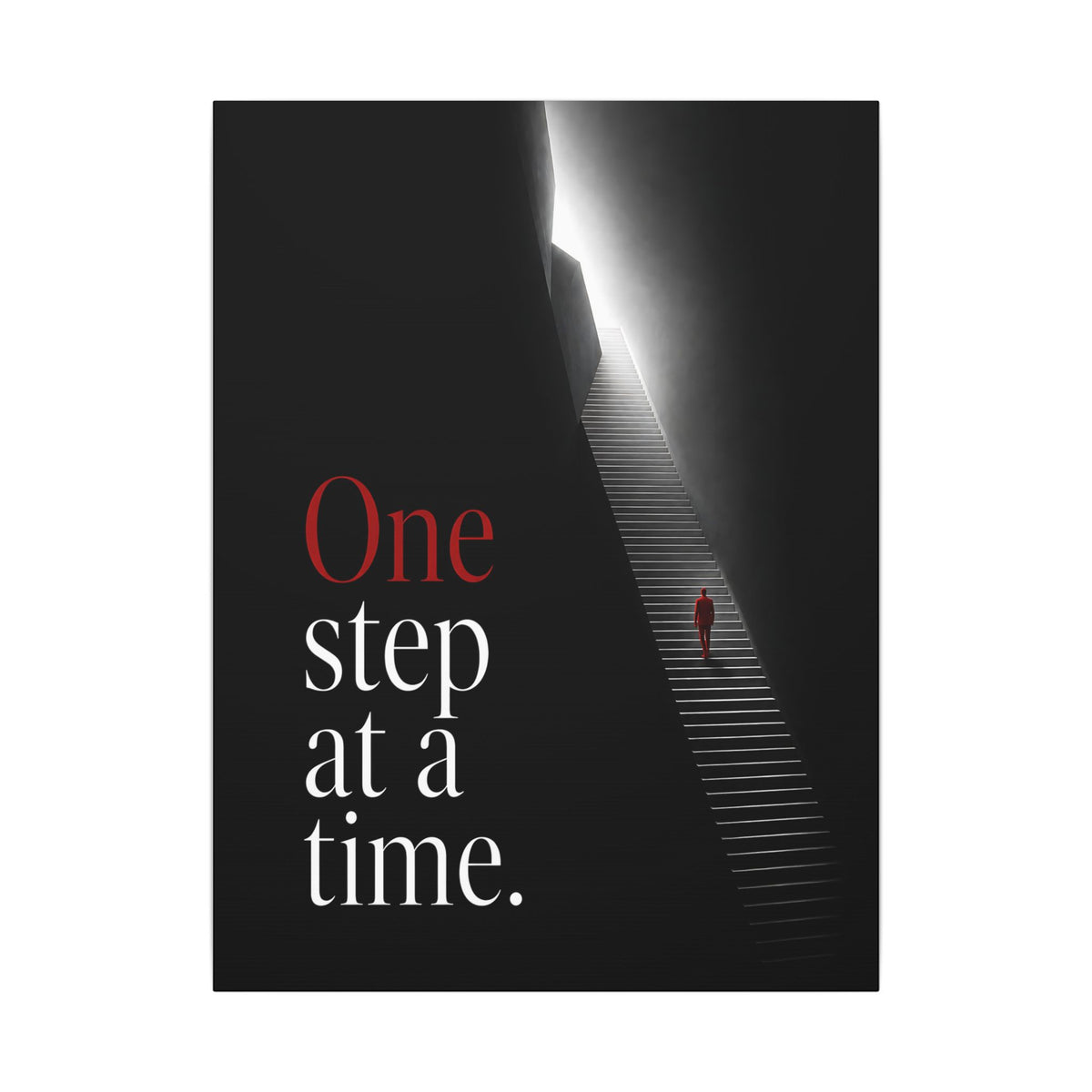 One Step at a Time - Office Wall Art | Canvas