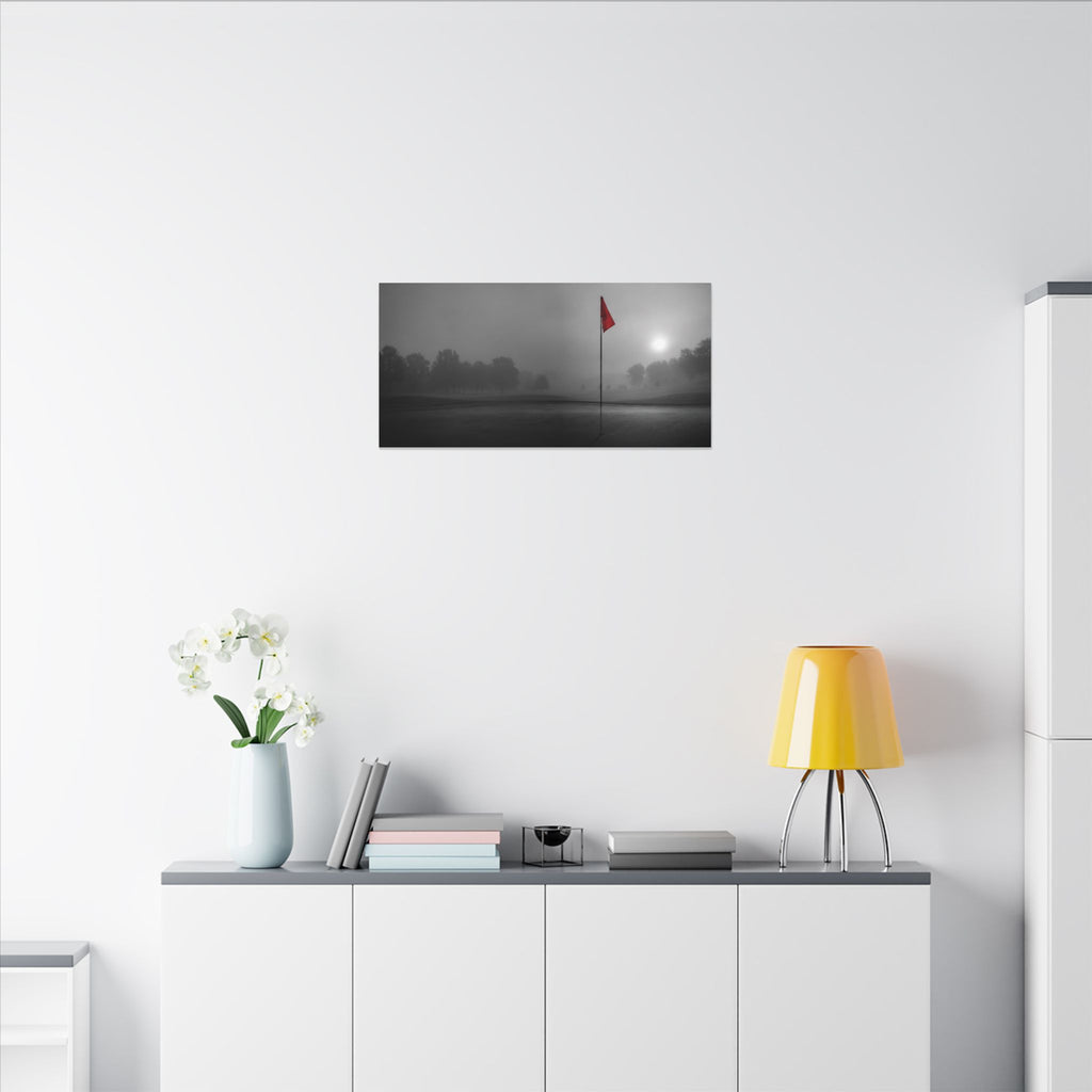 Flag on the Green - Executive Office Wall Art | Canvas (Panoramic)