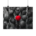 One in the Crowd - Office Wall Art | Matte Poster (Landscape)