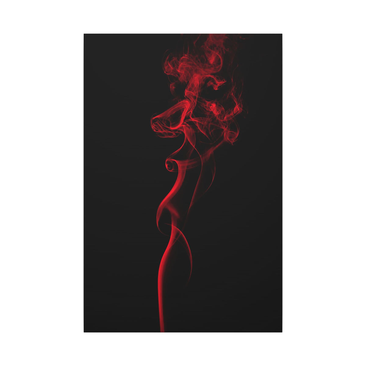 Red Smoke - Wall Art With Red Color | Canvas
