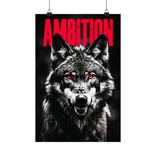 Ambition - Wolf Wall Art | Matte Poster