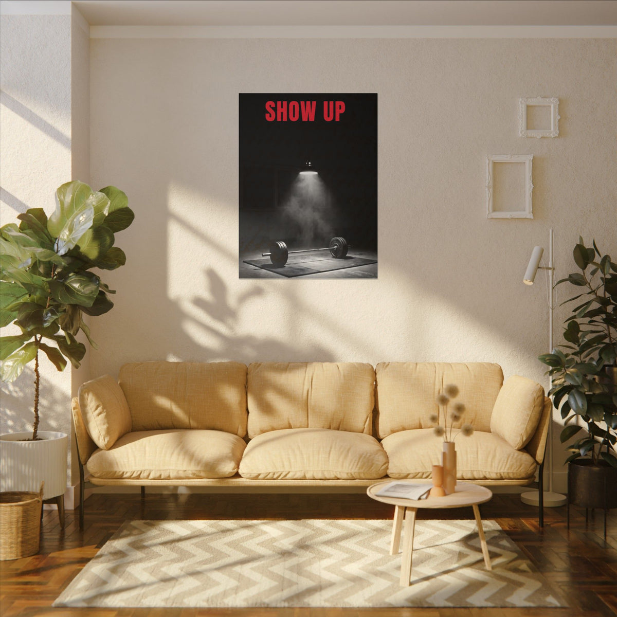Show Up - Gym Wall Art | Canvas