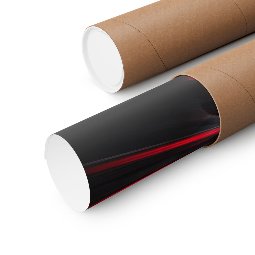 Redline Tunnel - Racing Wall Art | Matte Poster (Landscape)