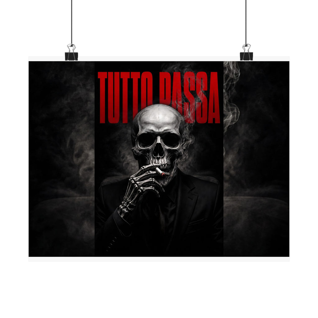 Tutto Passa - Memento Mori | Matte Poster (Landscape)