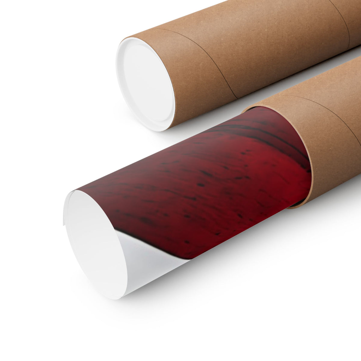 The Red Facade - Red Wall Decor | Matte Poster
