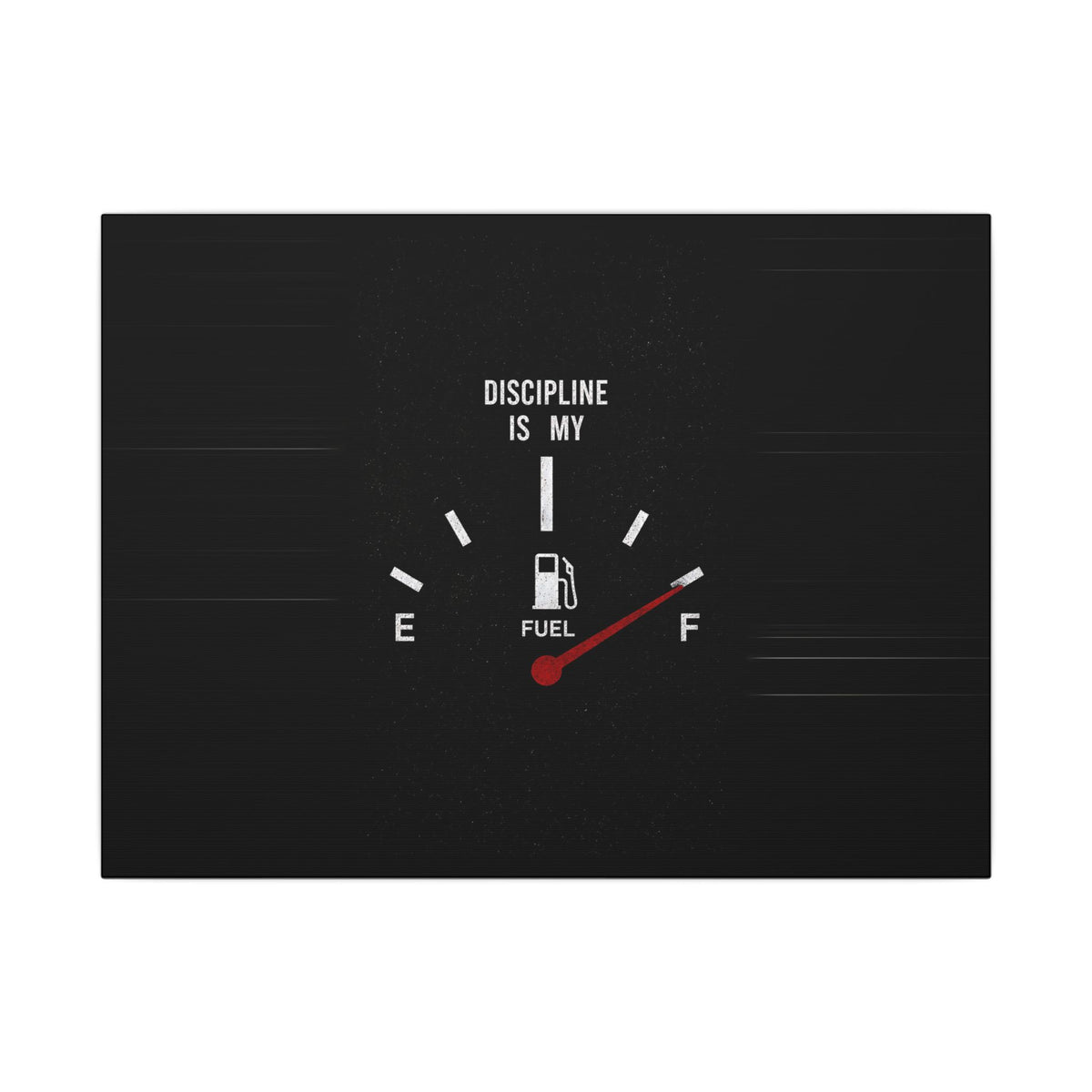 Discipline Is My Fuel - Motivational Wall Art | Canvas (Landscape)