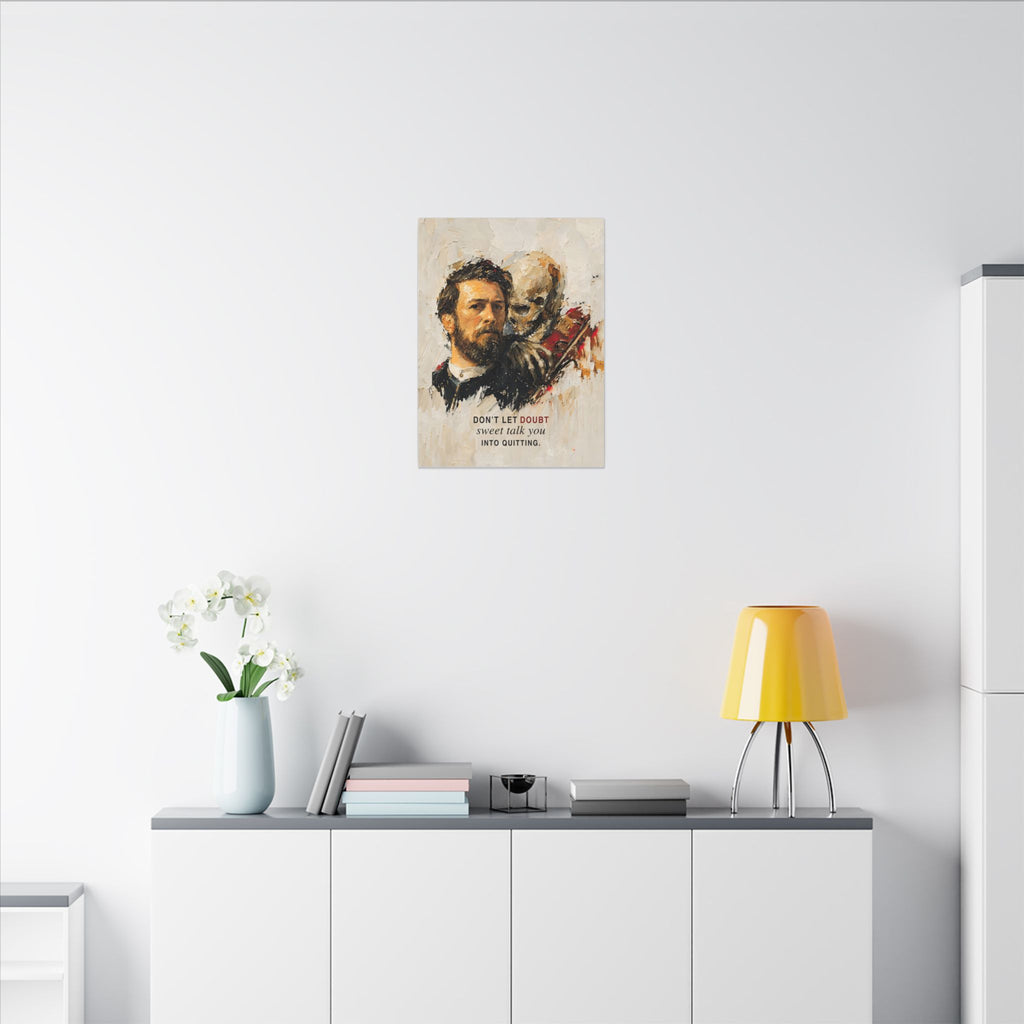 Don't Let Doubt - Motivational Wall Art | Canvas