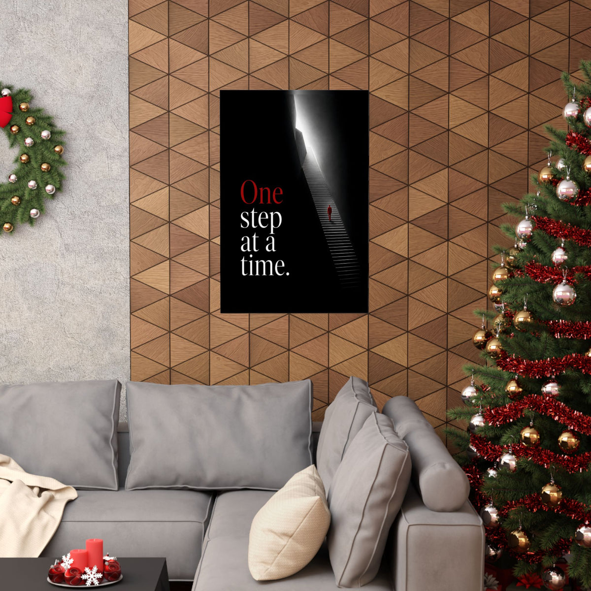 One Step at a Time - Office Wall Art | Matte Poster