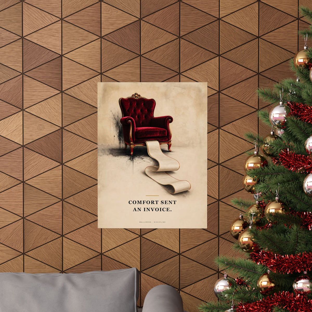 Comfort Sent an Invoice - Funny Wall Art | Matte Poster