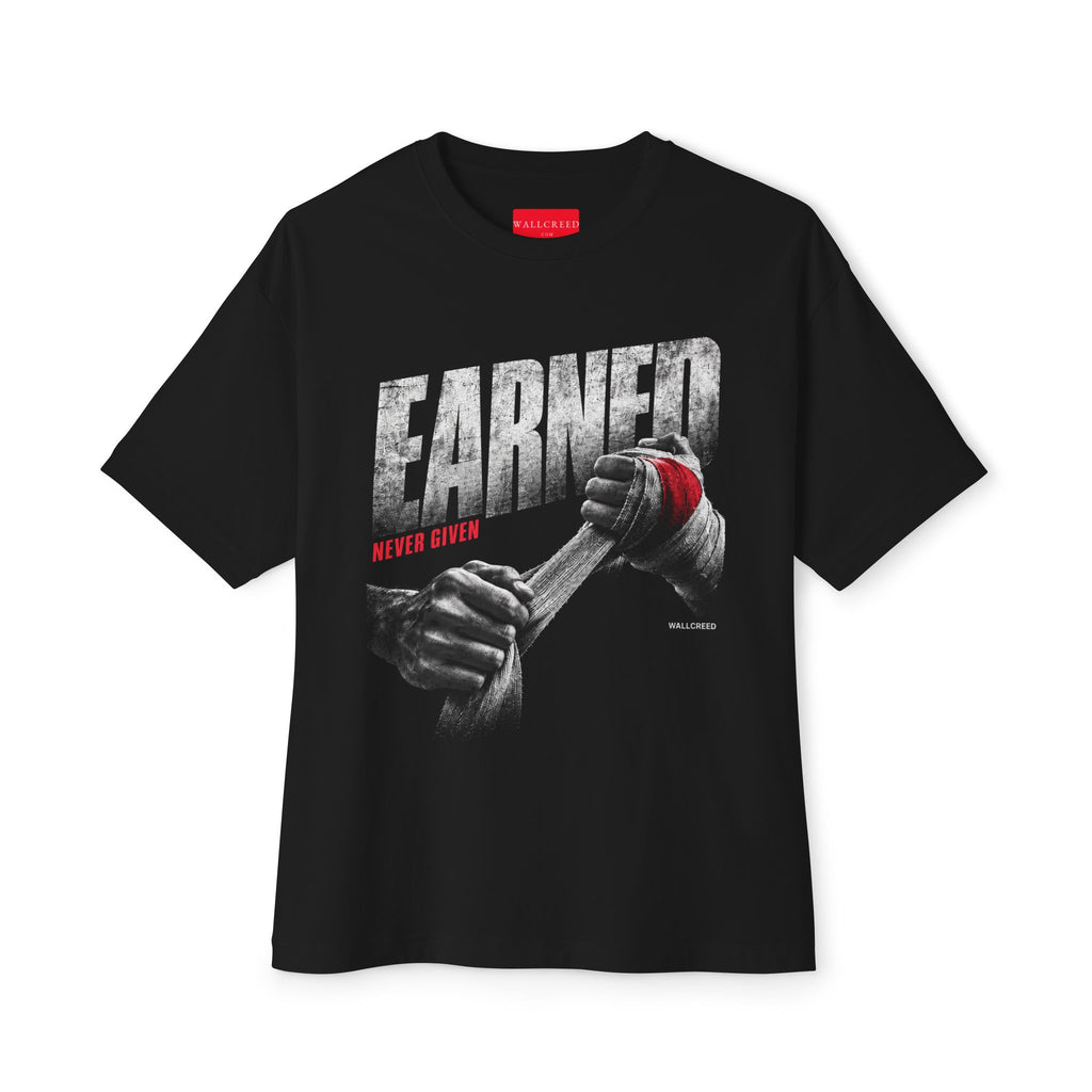 Earned | Heavyweight Tee (Front + Back)