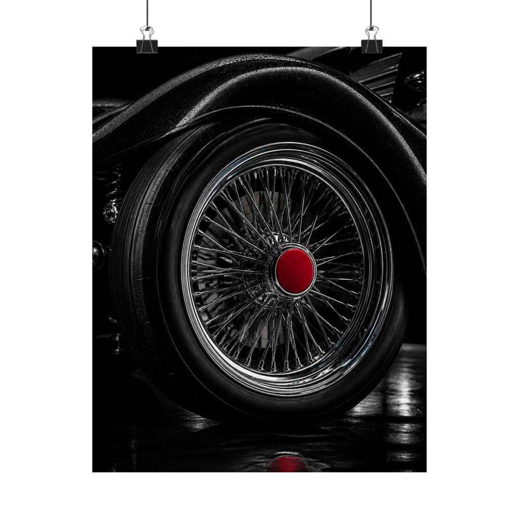 Spoke and Steel - Classic Car Wall Art | Matte Poster