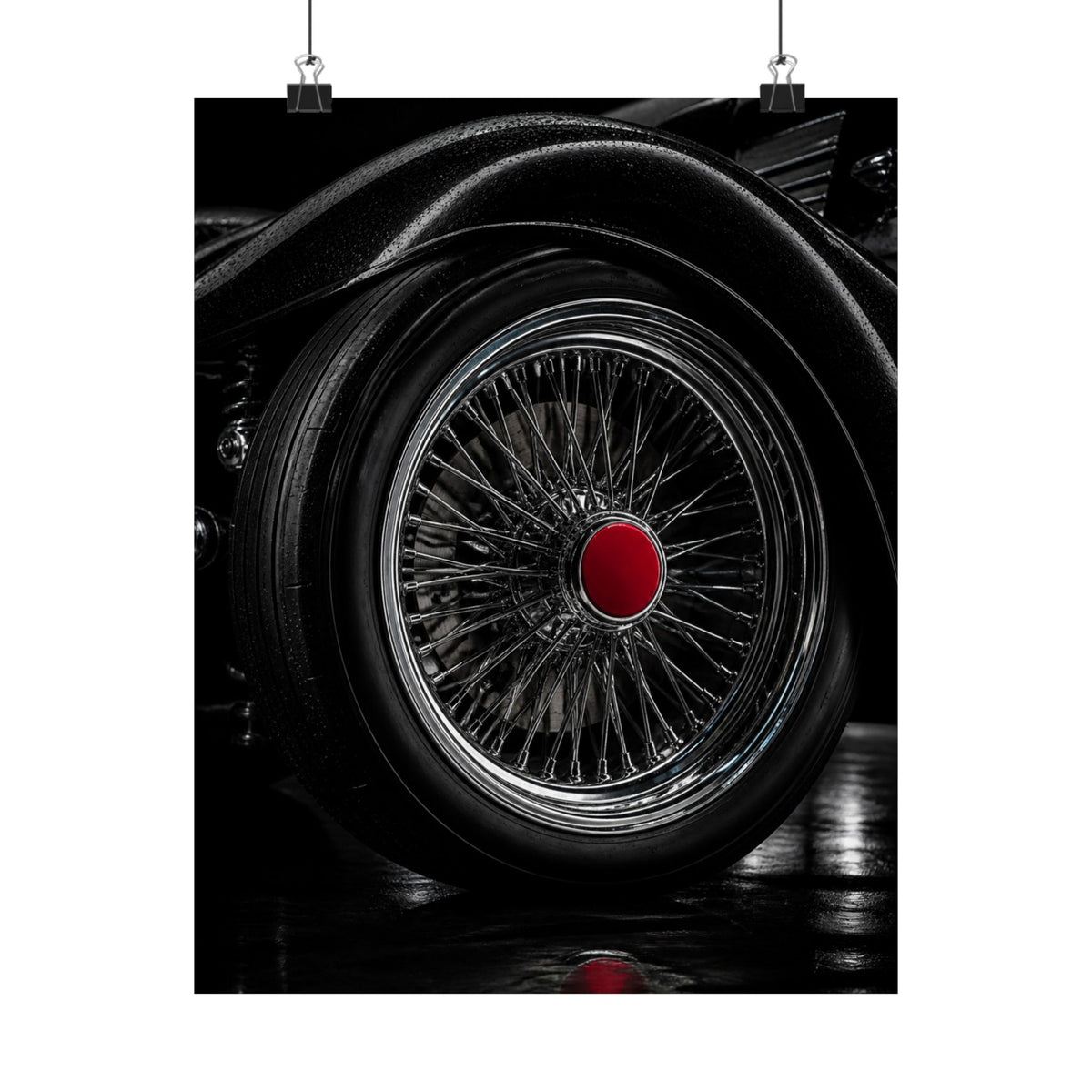 Spoke and Steel - Classic Car Wall Art | Matte Poster
