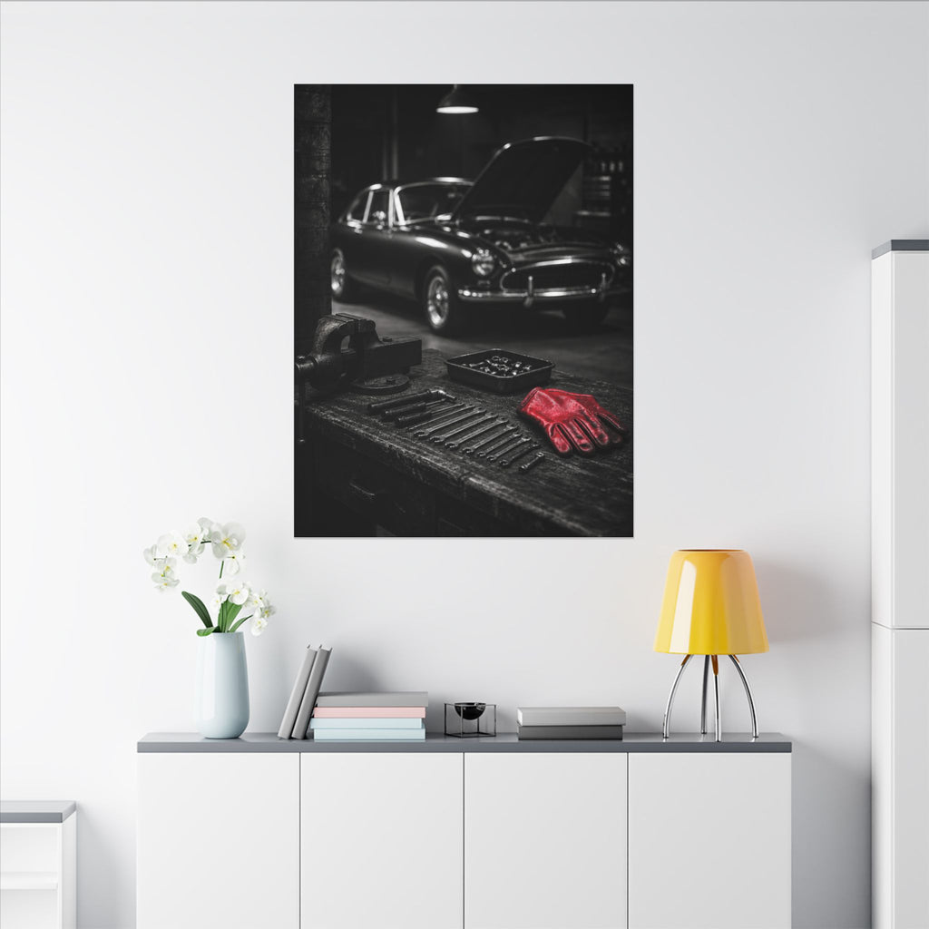 Built, Not Bought - Garage Wall Art | Canvas