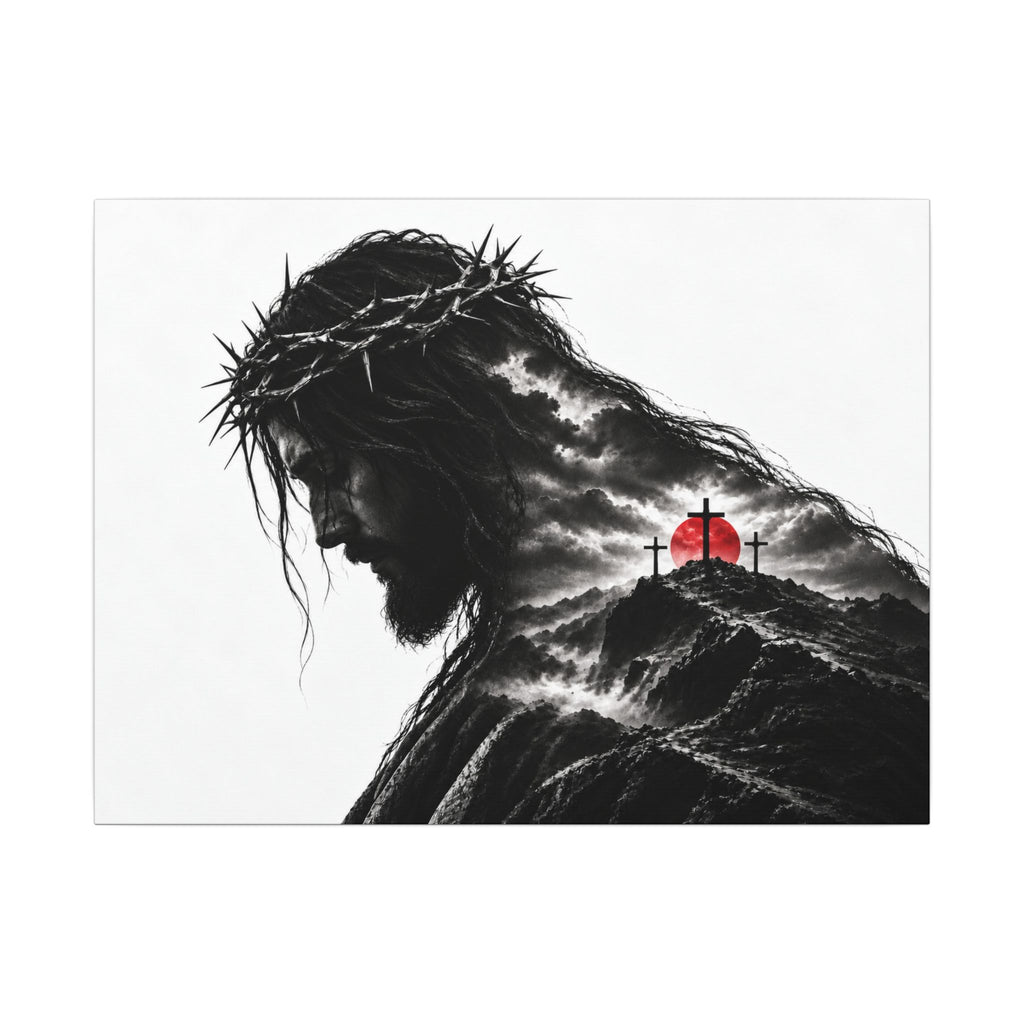 Three Crosses - Christian Wall Art | Canvas (Landscape)