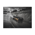 Banked in the Rain - Race Car Wall Art | Canvas (Landscape)