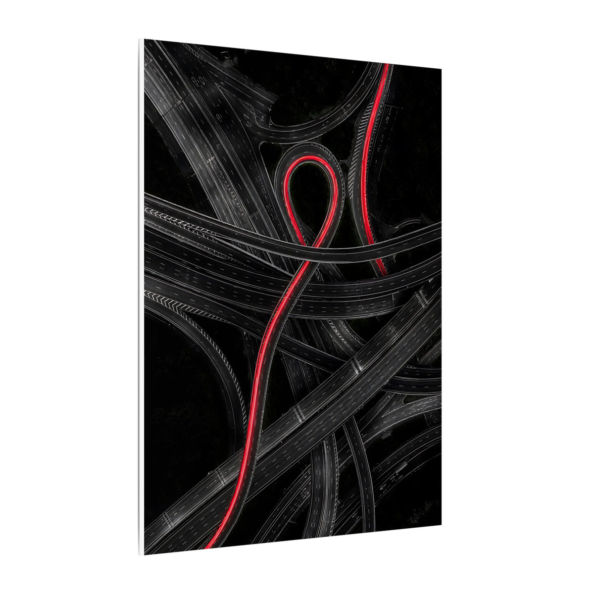The Route - Car Wall Art | Canvas