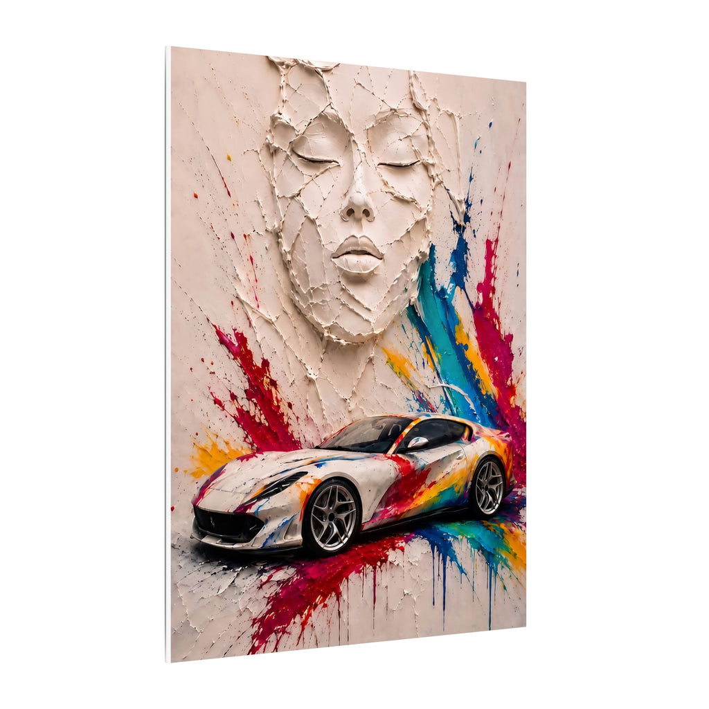 Full Throttle - Supercar Splash Art | Canvas