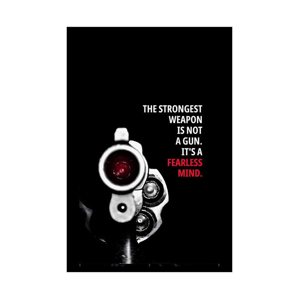 A Fearless Mind - Mindset Wall Art | Matte Poster