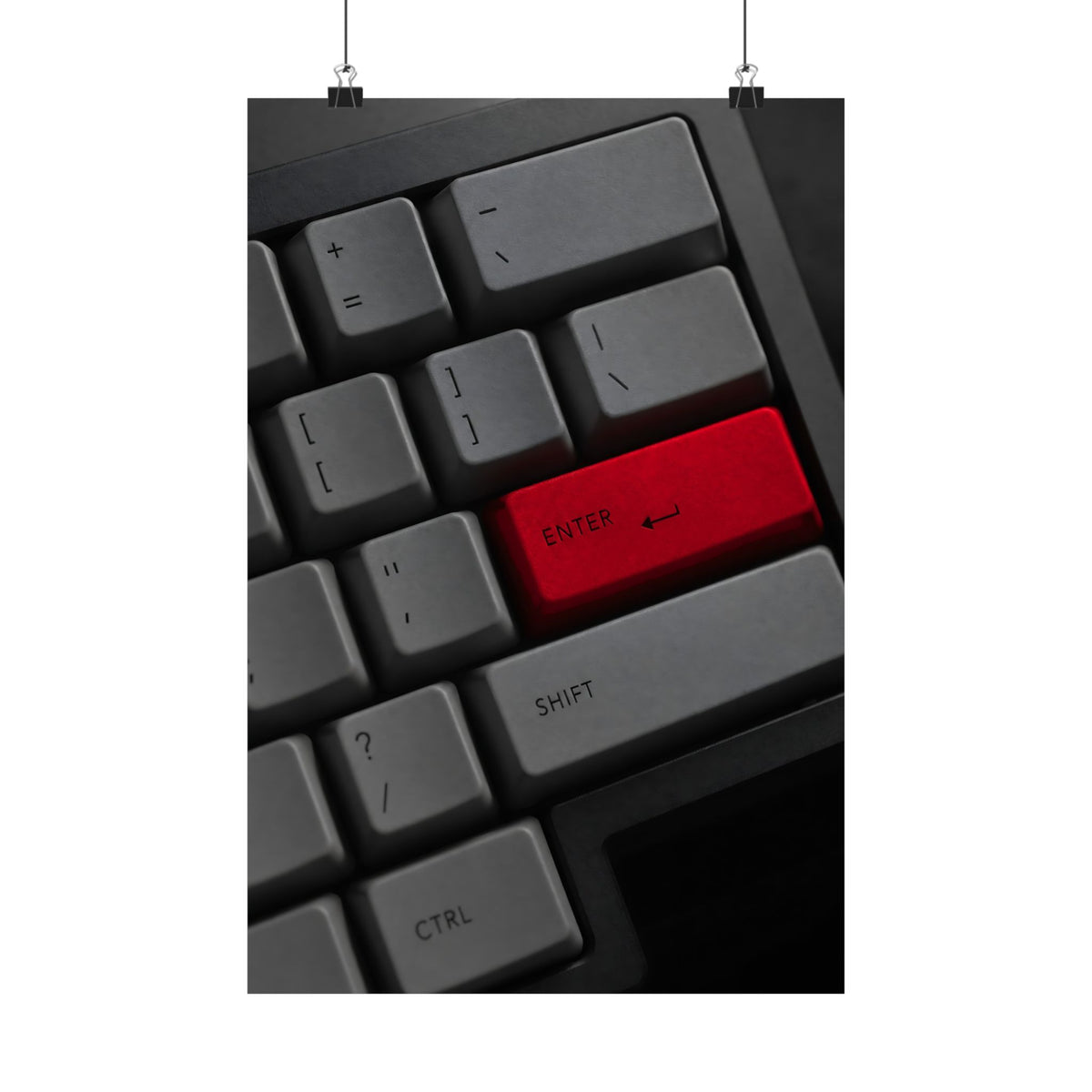 Press Enter - Office Artwork | Matte Poster