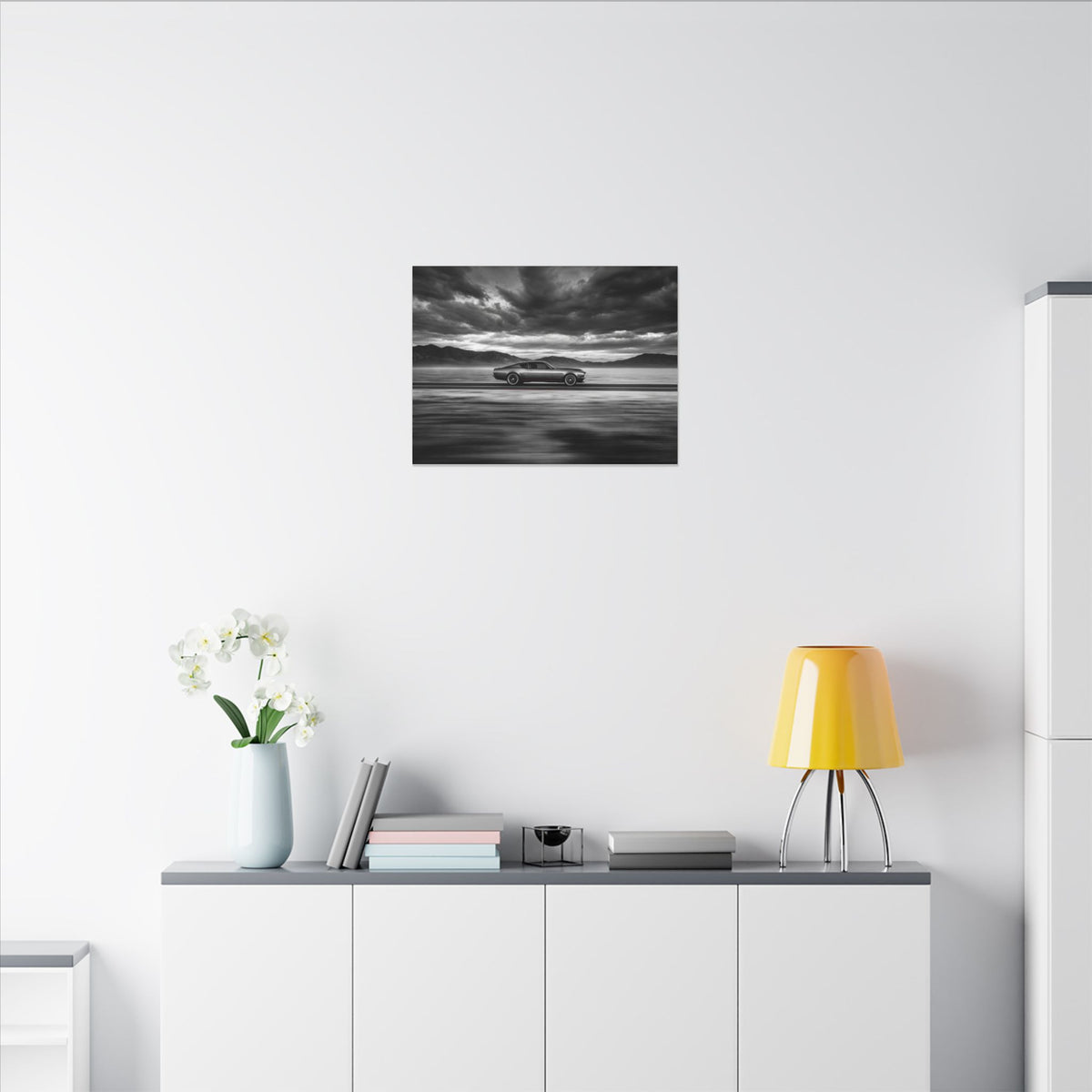 Open Road Velocity - Muscle Car Wall Art | Canvas (Landscape)
