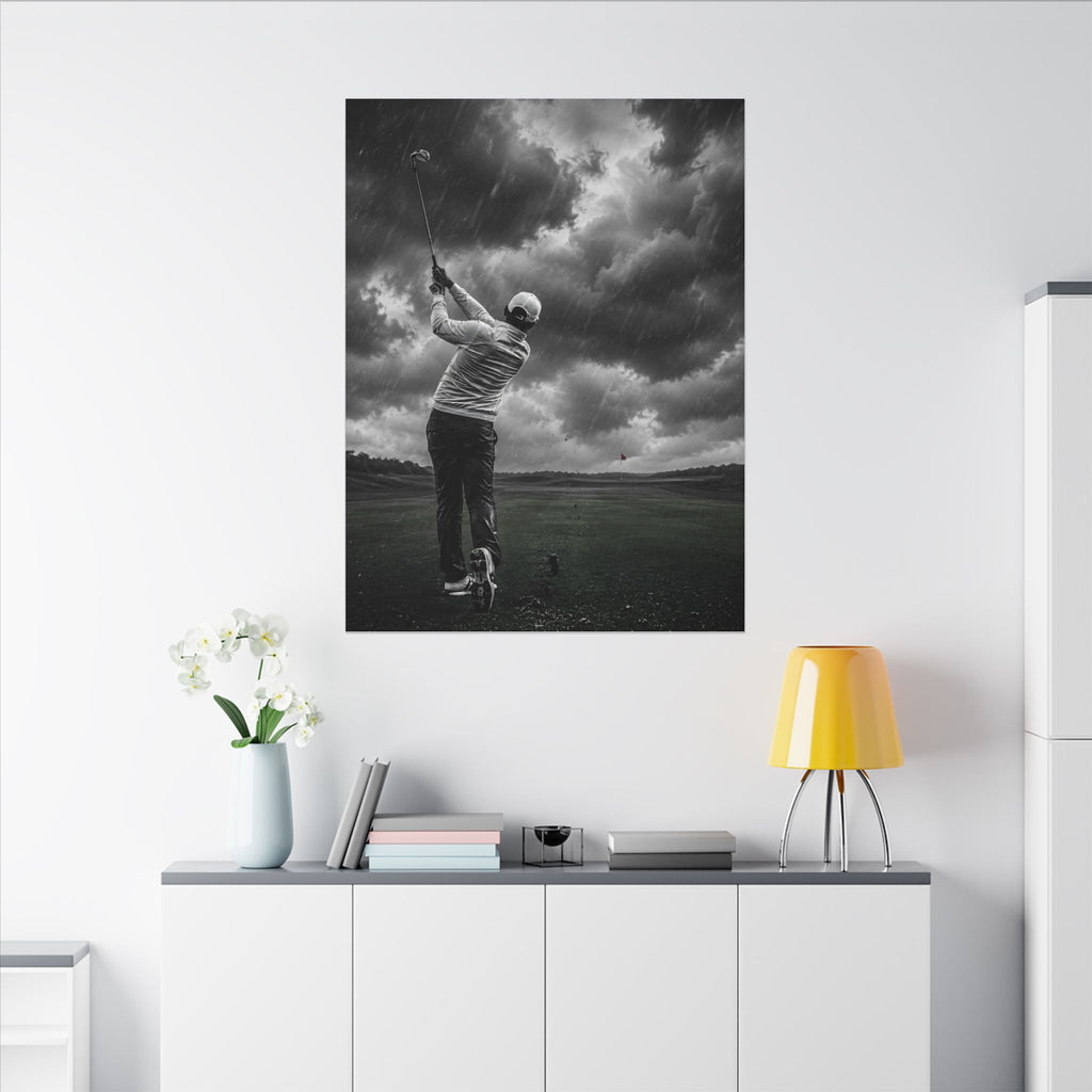 Storm Round - Golf Wall Art | Canvas
