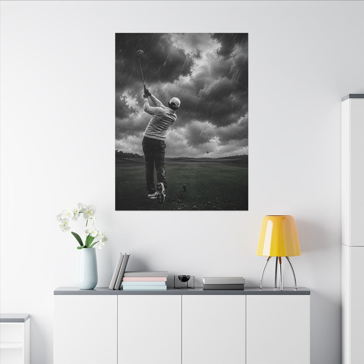 Storm Round - Golf Wall Art | Canvas