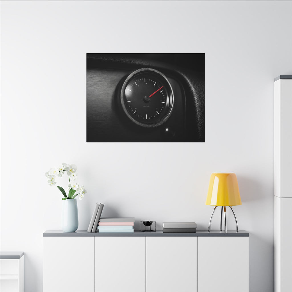 Redline Gauge - Tachometer Wall Art | Canvas (Landscape)