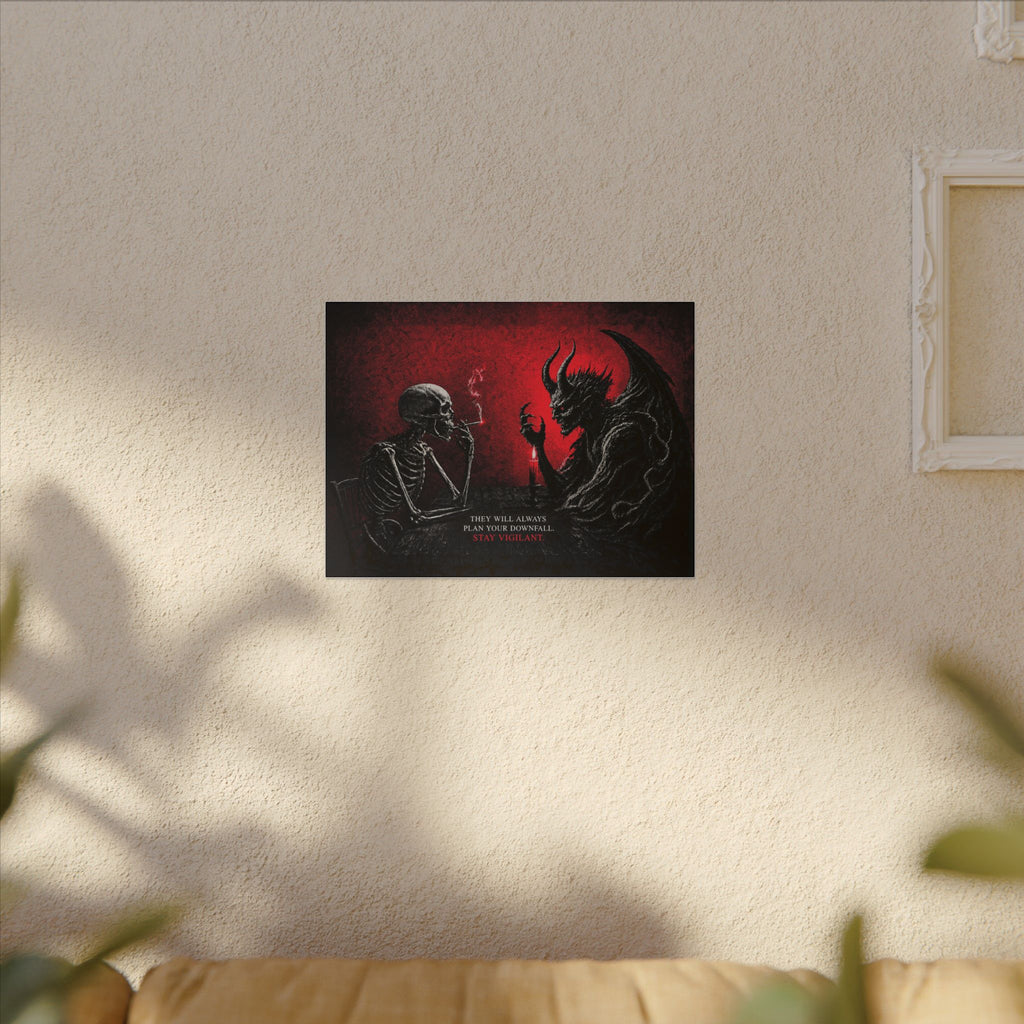Stay Vigilant - Dark Wall Art | Canvas (Landscape)