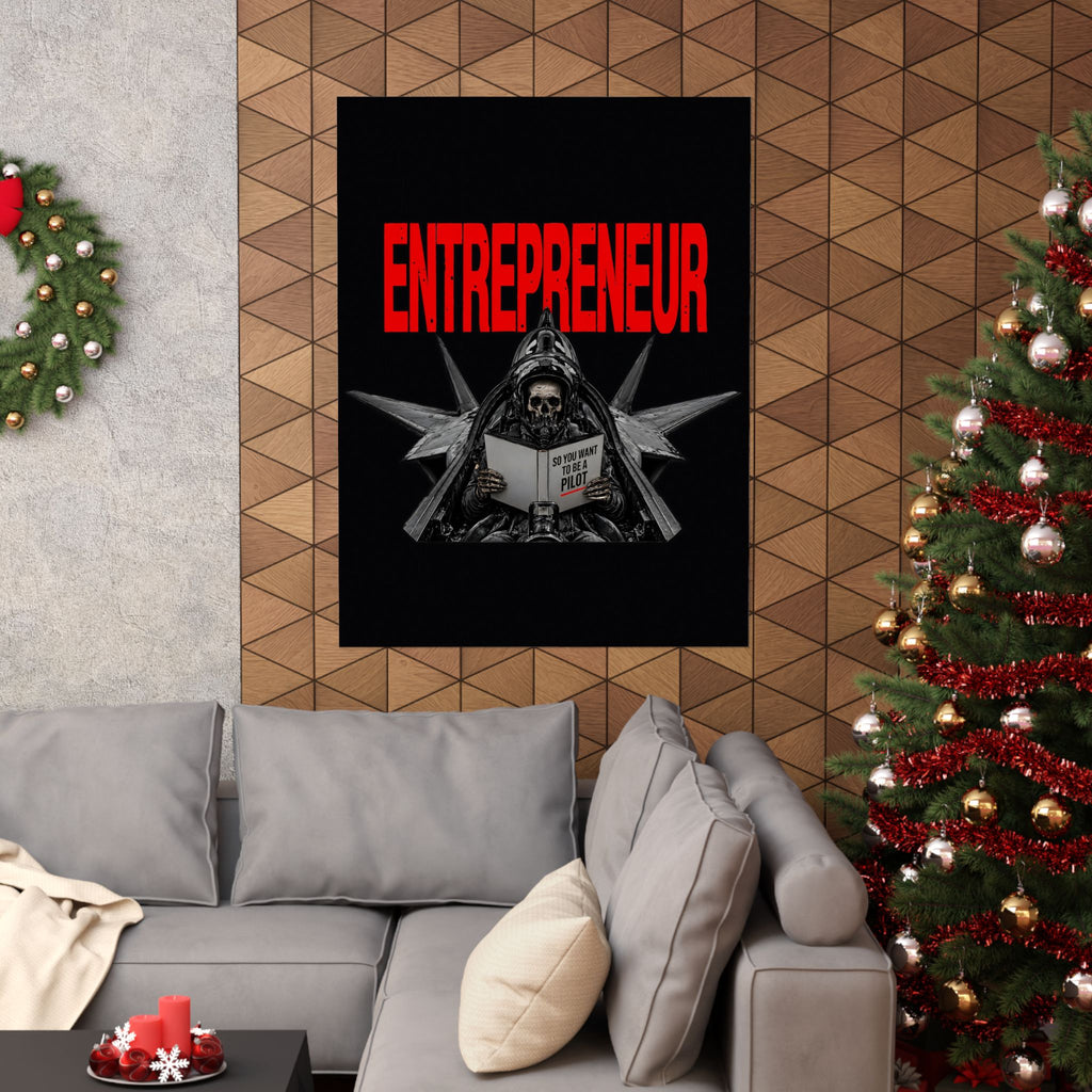Entrepreneur - Skeleton Wall Art | Matte Poster