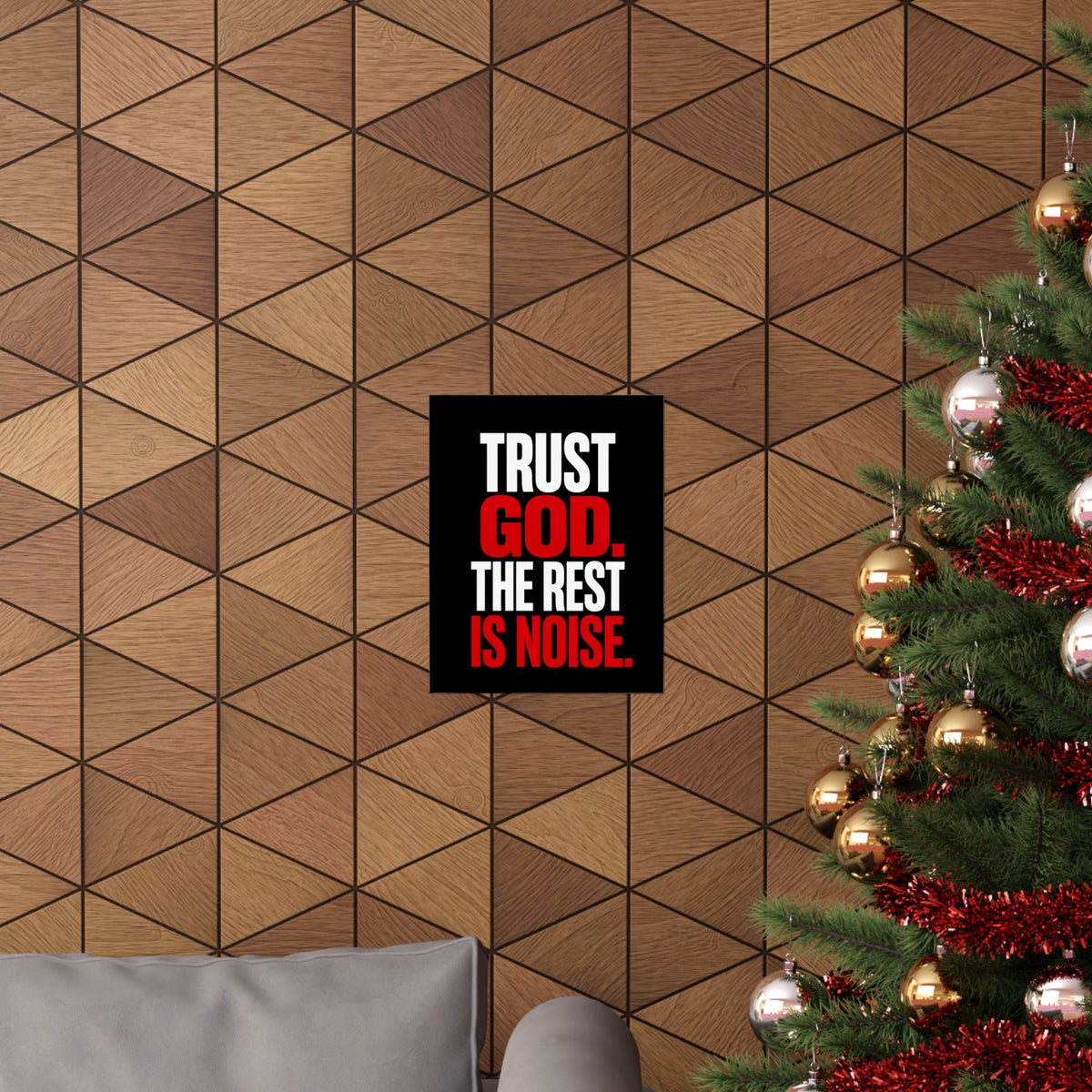 Trust God - Christian Wall Art | Matte Poster