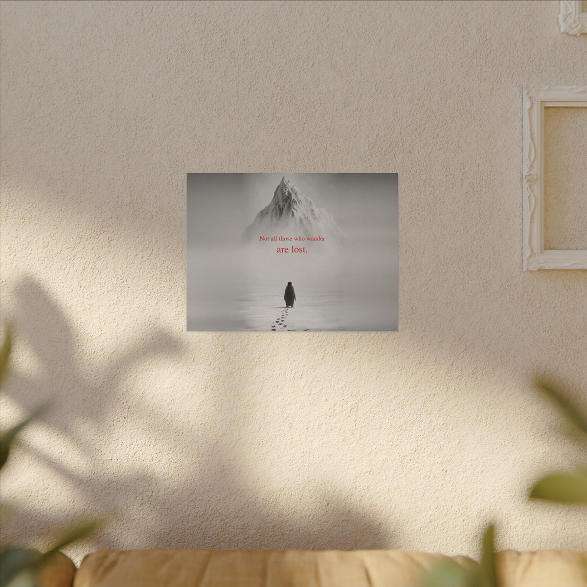 Not All Those Who Wander - Mountain Wall Art | Canvas (Landscape)