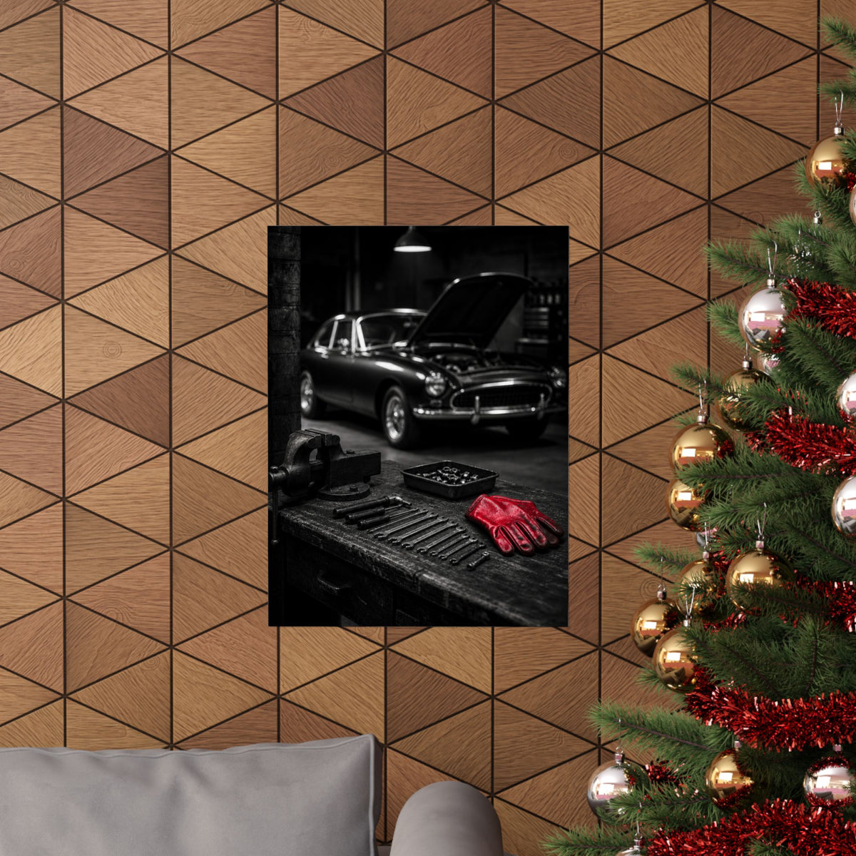 Built, Not Bought - Garage Wall Art | Matte Poster