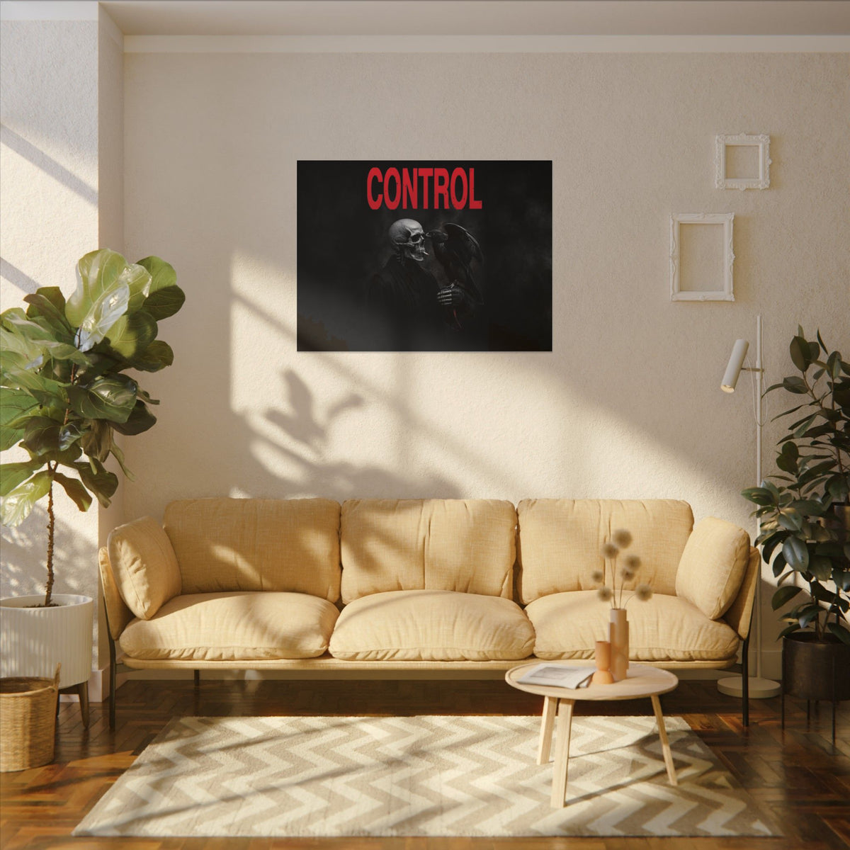 Control - Gothic Raven Artwork | Canvas (Landscape)