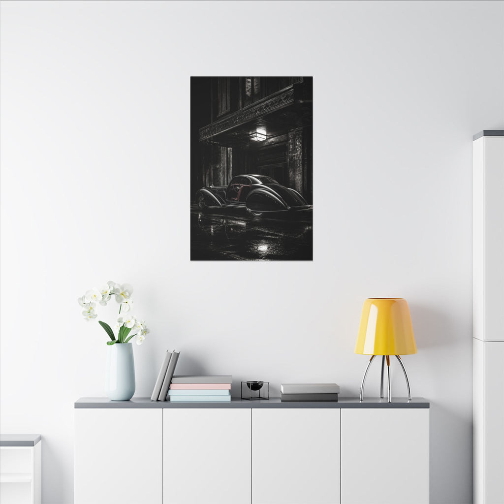 Art Deco Coupe - Art Deco Car Wall Art | Canvas