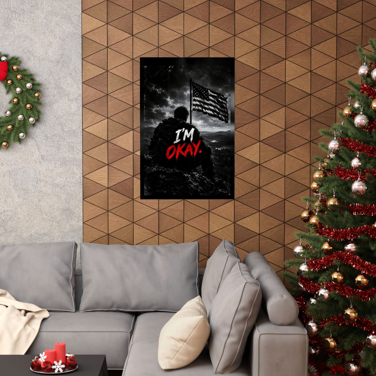 I'm Okay - Man Cave Wall Art | Matte Poster