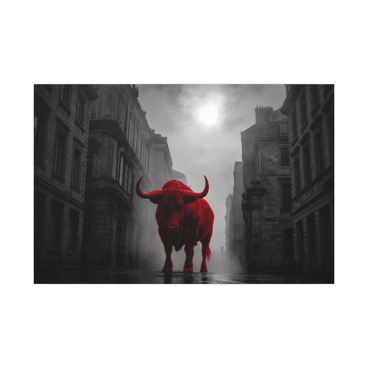 The Bull - Business Wall Art | Canvas (Landscape)