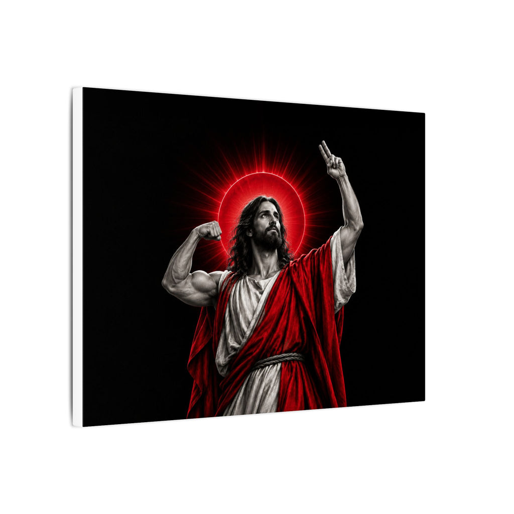 Faith and Iron - Gym Wall Art | Canvas (Landscape)